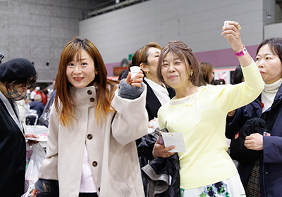 核酸ドリンク試飲コーナー