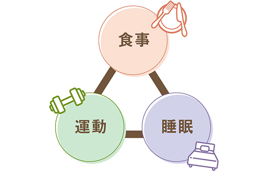 健康な毎日を守る3原則