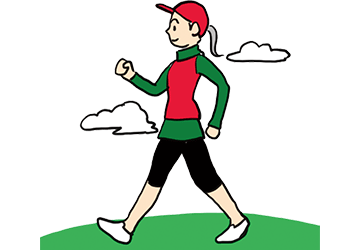 よく身体を動かす