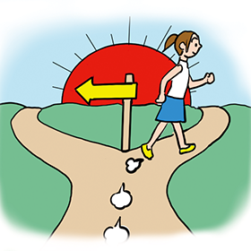 いつもと違う道を選ぶ人